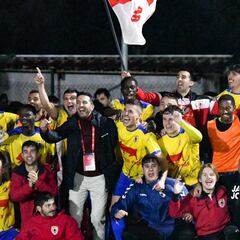 Fiesta grande en Ontiñena: “Al final acabamos juntos en el bar. El fútbol regional es esto”