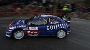 <b>REMONTADA.</b> La nueva reglamentación permitió que el francés Loeb se reenganchara al rally y ha terminado segundo.