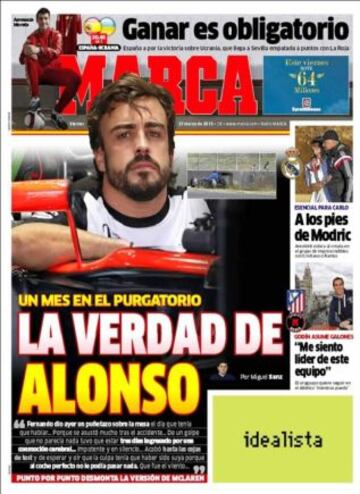 Portadas de la prensa deportiva