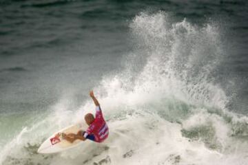 El surfista estadounidense Kelly Slater, once veces ganador del campeonato del mundo.