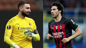 Tonali y Donnarumma vuelven a San Siro