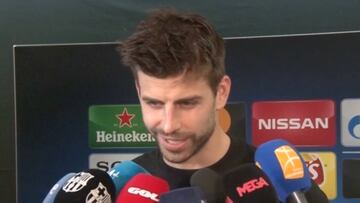 Piqué: "Hoy la gente va a hacer mucho el amor aquí"