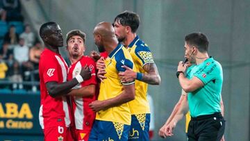 Melamed, en el partido ante el Cádiz.