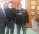 Bedoya se reunió con Maradona y aspirante a presidencia de FIFA
