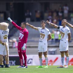 Pumas, el único de los cuatro grandes dentro del top 10 del Apertura 2022