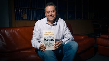 30/04/25 ENTREVISTA A TOMAS RONCERO POR SU LIBRO EL MEJOR MADRID DE LA HISTORIA EN REDACCIION DEL DIARIO AS DIARIOAS
