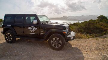 El Jeep Wrangler en Ibiza.