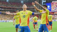 James y Luis Díaz en Copa América.