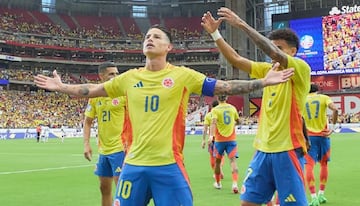 James y Luis Díaz en Copa América.
