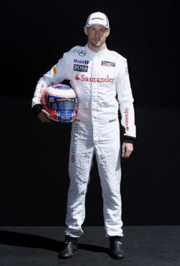 Jenson Button del equipo McLaren Mercedes.