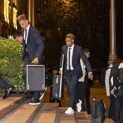 The Real Madrid expedition arrives in Moscow