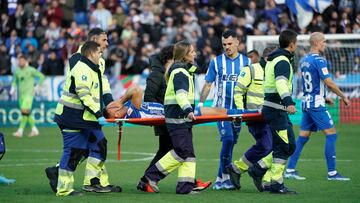 Sedlar, el día en el que se lesionó.