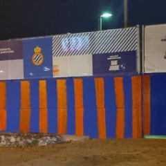 Gamberrismo azulgrana en la Ciudad Deportiva del Espanyol