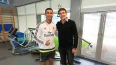 Palermo visita al Real Madrid