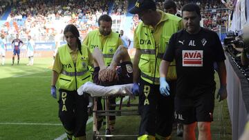 Iván Ramis, ante el Deportivo.