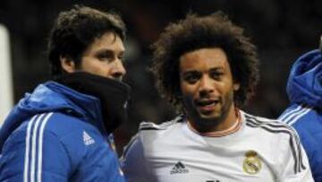 Marcelo y Coentrao, lesionados