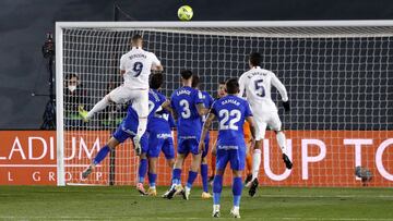09/02/21 PARTIDO PRIMERA DIVISION
APLAZADO JORNADA UNO
REAL MADRID - GETAFE
BENZEMA