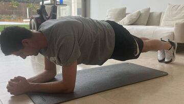 Courtois se machaca para volver.