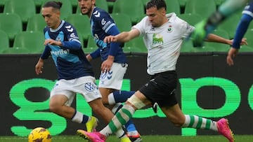 Luismi Cruz y Arana, en un Racing - Tenerife.