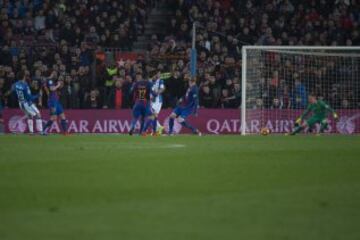 Unai López marca el 1-1.