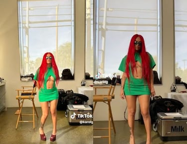 Así se veía realmente Karol G en la controvertida sesión de fotos