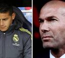 La cronología de la tensa relación entre James y Zidane