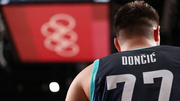 Luka Doncic, en su debut en los Juegos.