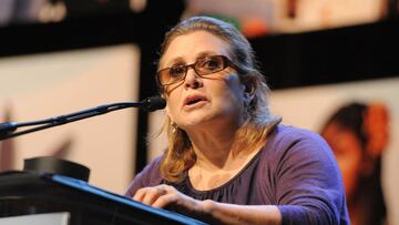 Carrie Fisher en su intervención en la décima edición de los Inspiration Awards del año 2013.