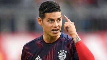 James Rodr&iacute;guez, volante del Bayern M&uacute;nich