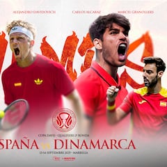 Alcaraz, Davidovich, Martínez y Granollers, en Marbella contra Dinamarca