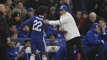 Willian y Conte