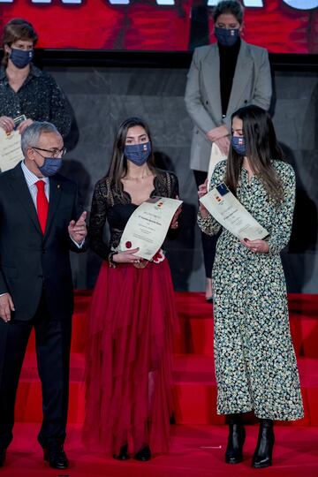 Alejandra Quereda y Sandra Aguilar, medallistas de plata, en  gimnasia rítmica de Río 2016.