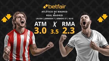 Atlético de Madrid vs. Real Madrid: horario, dónde ver, pronósticos y clasificación