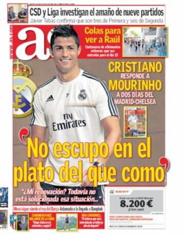 Las portadas de AS de agosto