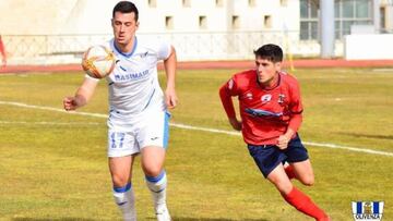 Imagen de un partido del Olivenza.