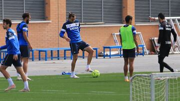 Miquel ya entrena con el Leganés, pero aun es duda contra el Málaga