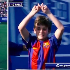 Esto de Gavi al Madrid con 12 añitos es una pasada: normal que hoy ya juegue así con 17