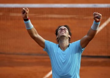 Nadal después de ganar Roland Garros.