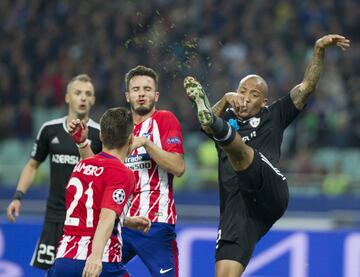 Qarabaj-Atlético de Madrid en imágenes