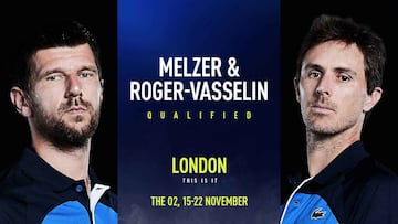 Melzer y Roger-Vasselin se clasifican para las ATP Finals