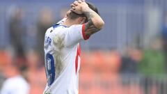 Aitor Ruibal durante un partido del Rayo Majadahonda.