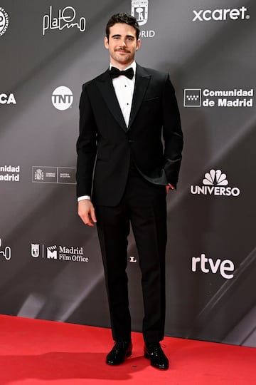 Julio Pe?a posa en la alfombra roja.