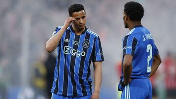 Ihattaren con Timber en la final de Copa Ajax PSV