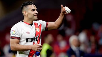 Radamel Falcao García, delantero colombiano del Rayo Vallecano