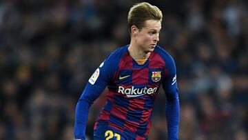De Jong, en el Clásico del Bernabéu.