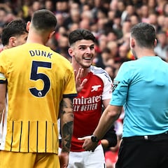 La crónica del Arsenal - Brighton en imágenes