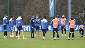 Entrenamiento Deportivo de La Coruña. Fernando Vázquez