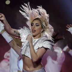 Lady Gaga aterrizó a lo grande en el show del descanso