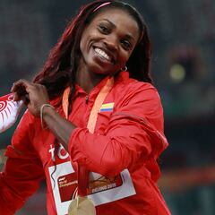 Medallas ganadas por Colombia en los Mundiales de Atletismo