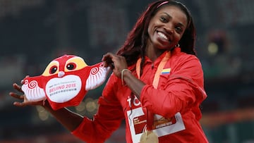 Caterine Ibarg&uuml;en, atleta colombiana